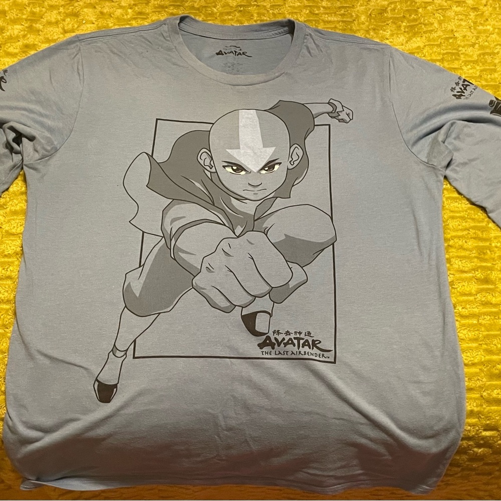 Avatar The Last Airbender Long Sleeve Tee - Gray